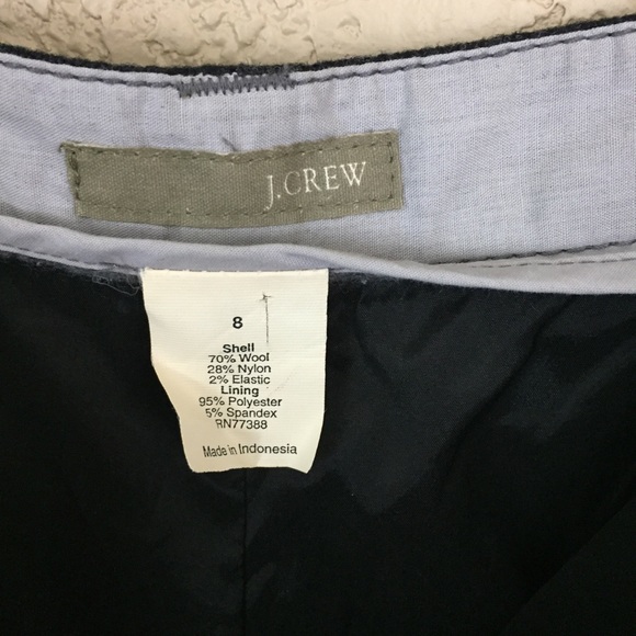 SALE
 J Crew Size 8 Wool Grey Dress Pant Slacks H35 - Picture 5 of 8